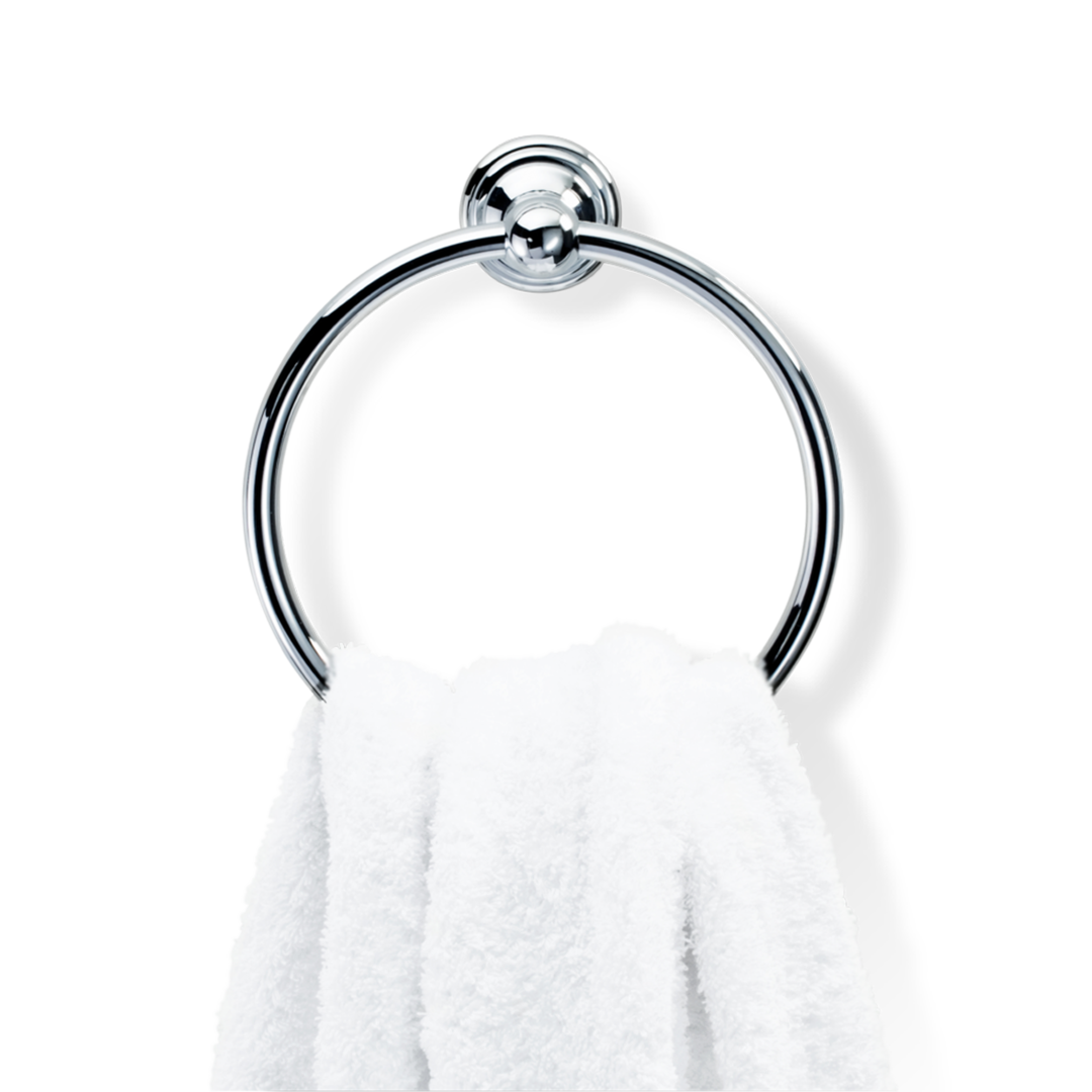 White towel ring bathroom deals