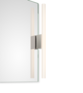 Clip-on light for mirror