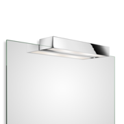 Clip-on light for mirror