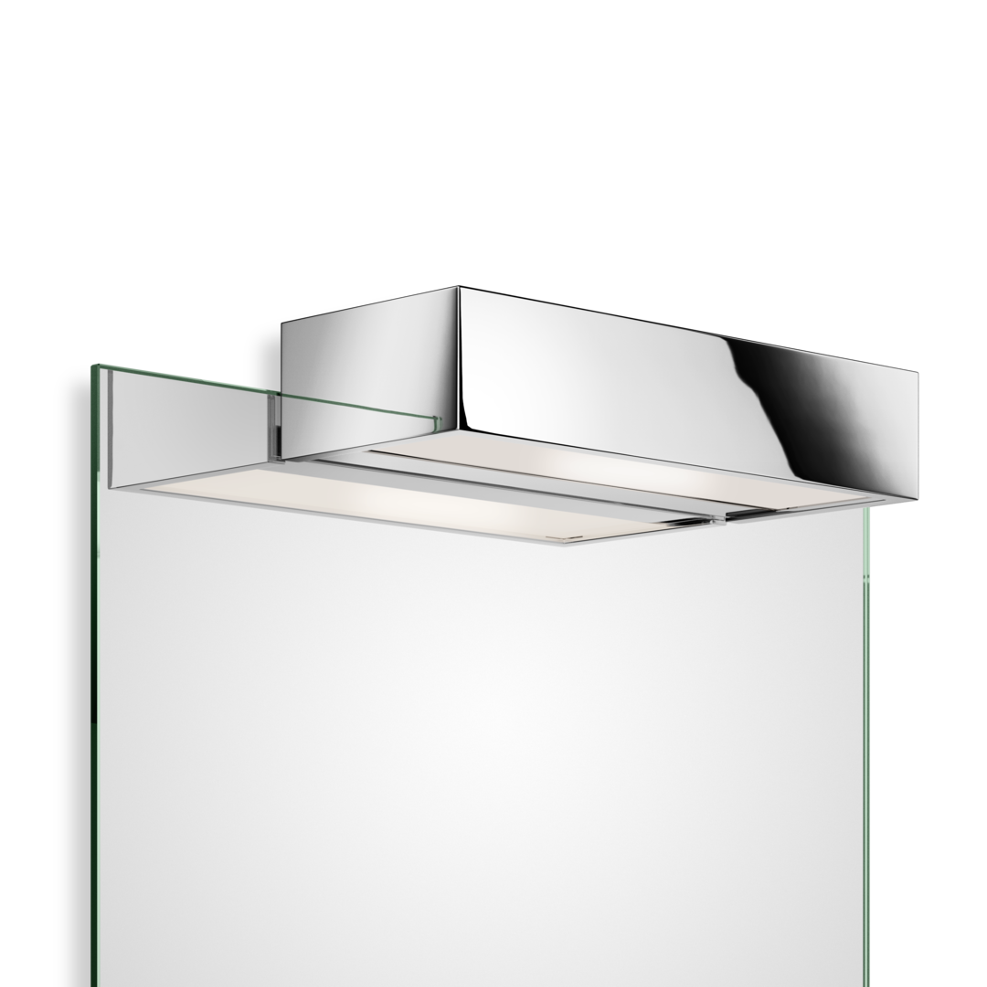 Clip-on light for mirror