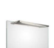 Clip-on light for mirror