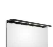 Clip-on light for mirror
