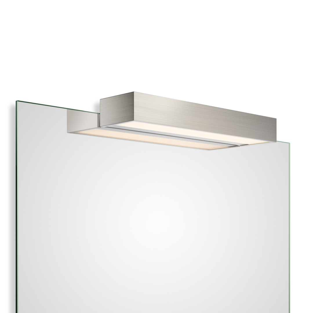 Clip-on light for mirror