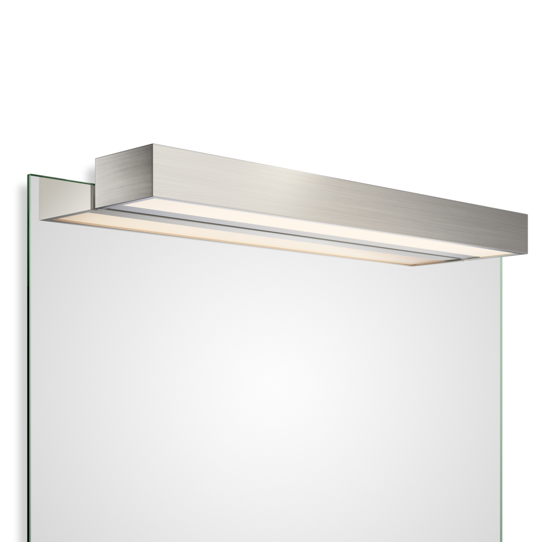 Clip-on light for mirror
