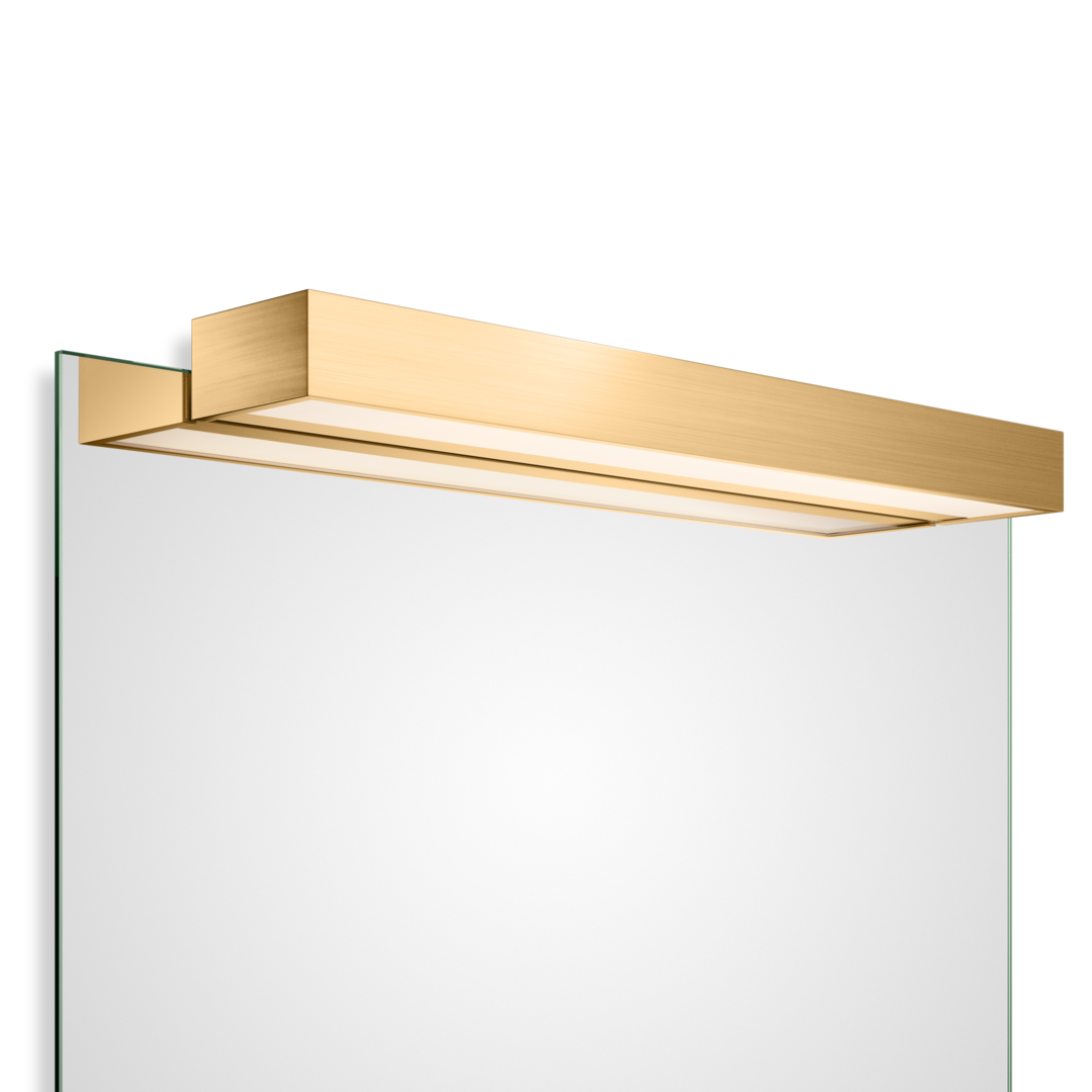 Clip-on light for mirror