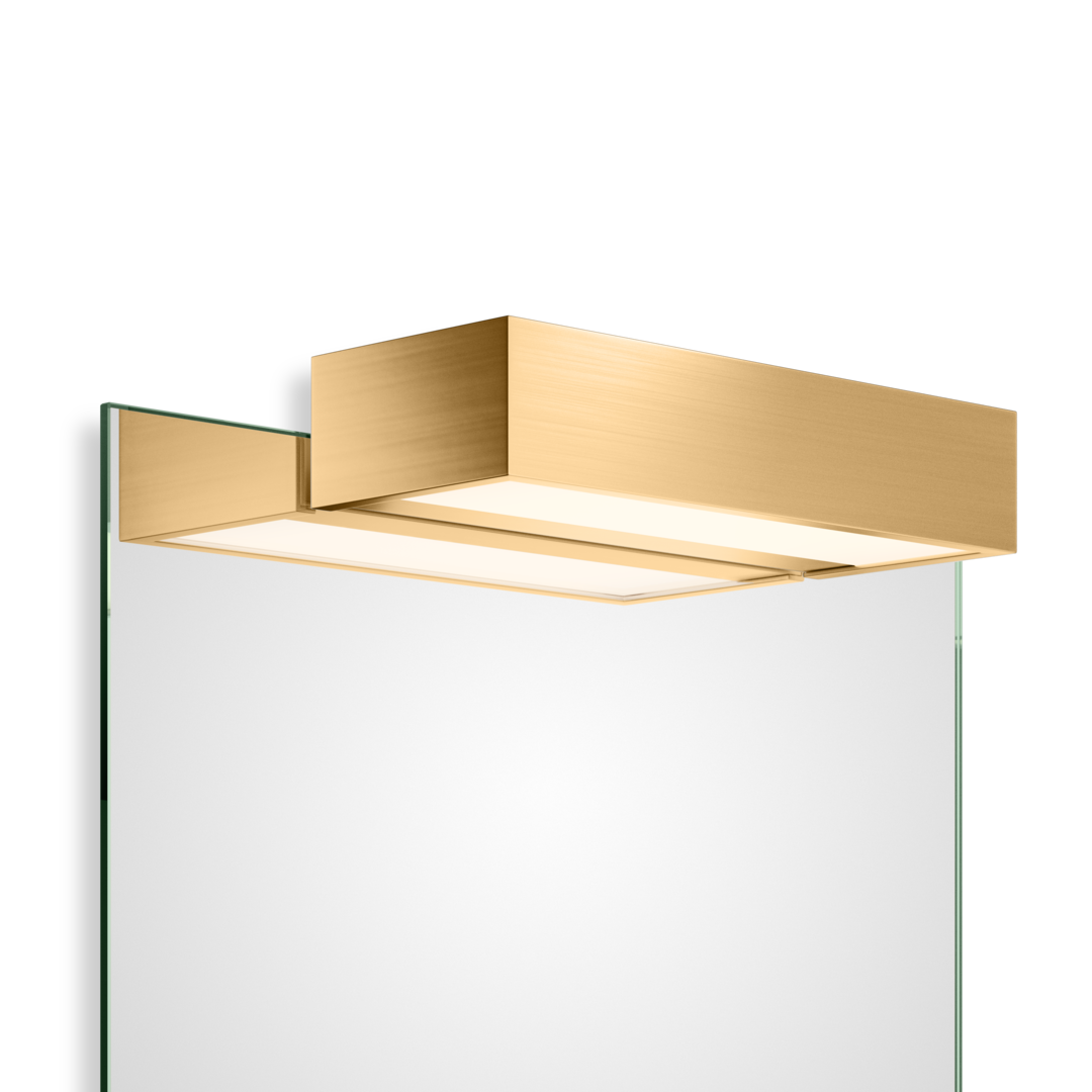 Clip-on light for mirror