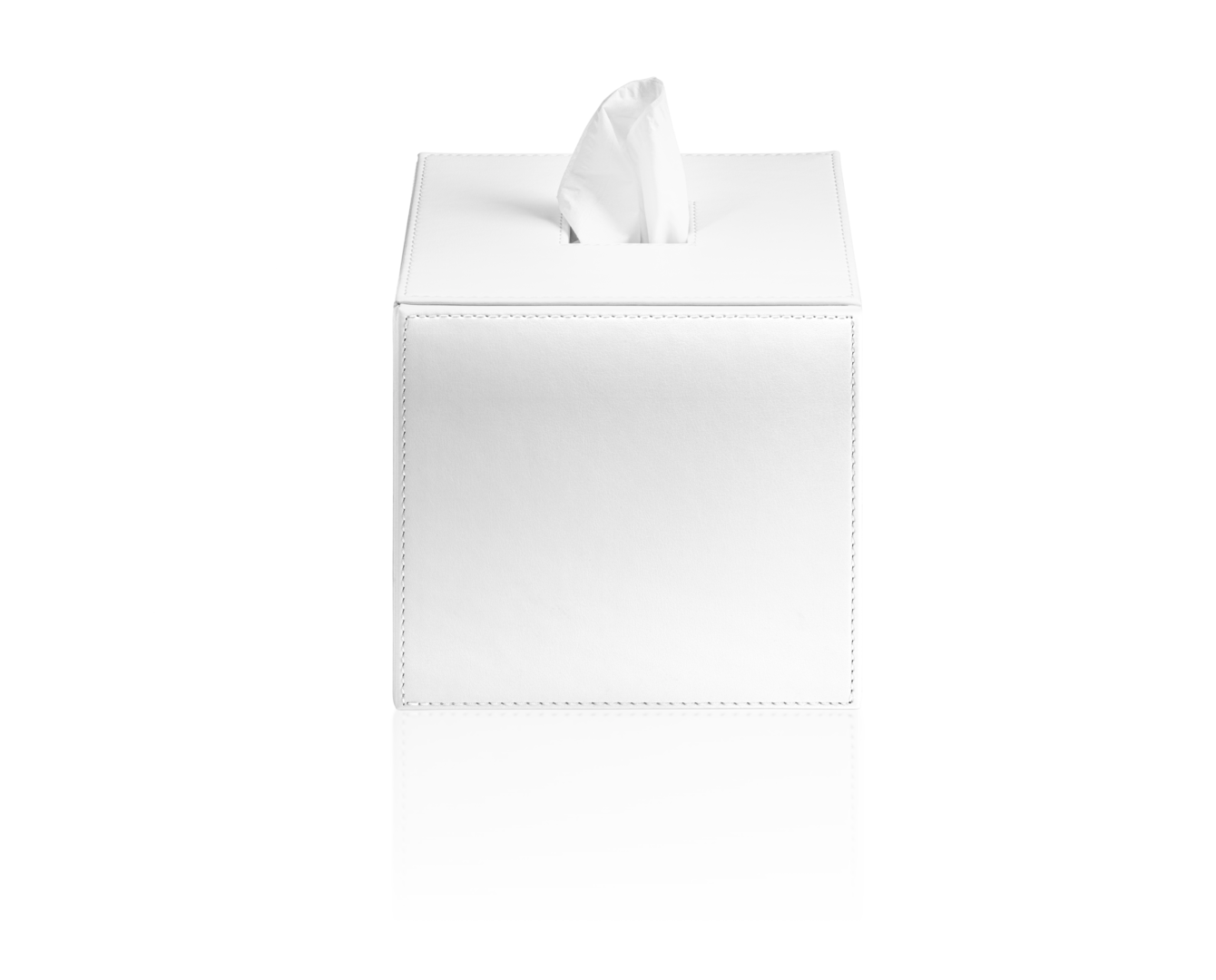 DW KB 88, Tissue Box Holder in White